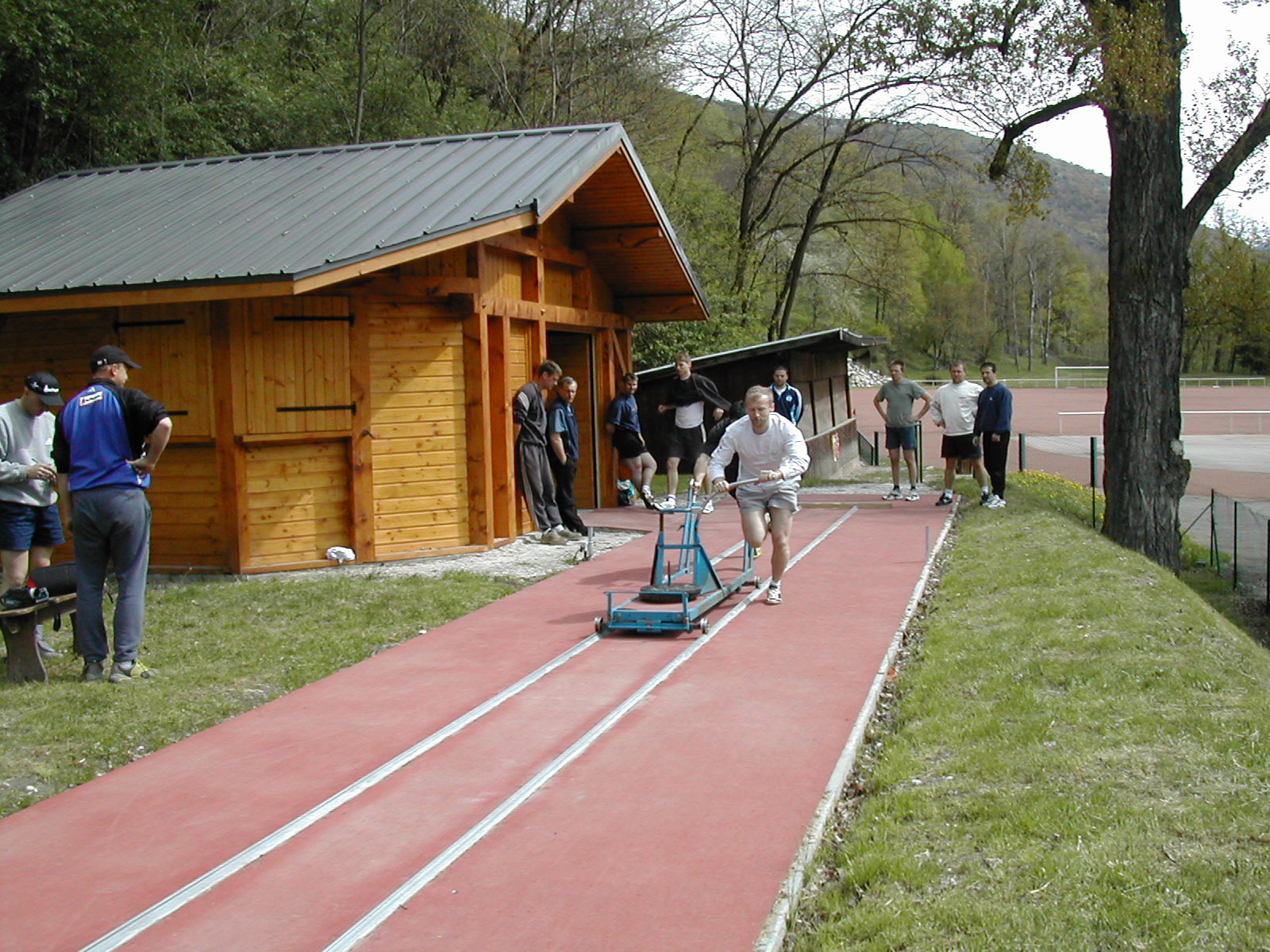 Architecte Fabrice Boch - Réalisation d'une piste de poussée - La Maladière Aime-La-Plagne - entraînement